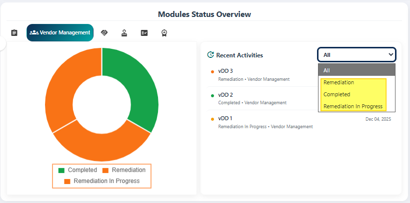 Appropriate dropdown options visible